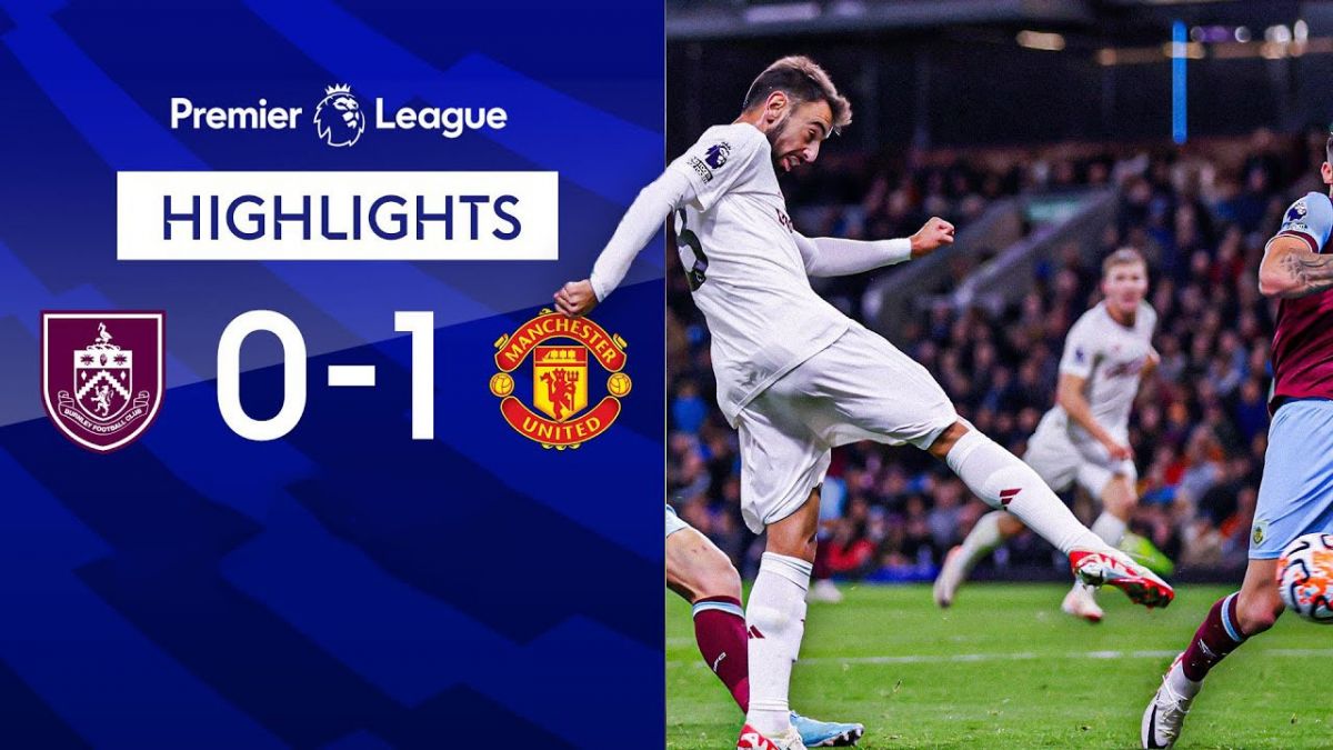 خلاصه بازی منچستریونایتد 1-0 برنلی