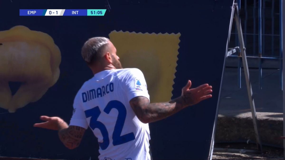 گل اول اینتر به امپولی (سوپرگل دی مارکو)