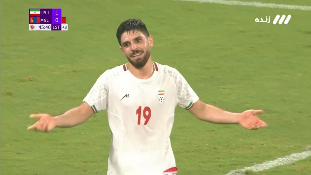 گل دوم امید ایران به امید مغولستان (محمد عمری)