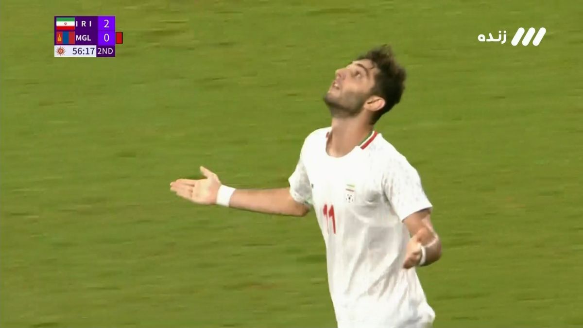 گل سوم امید ایران به امید مغولستان (آریا برزگر)