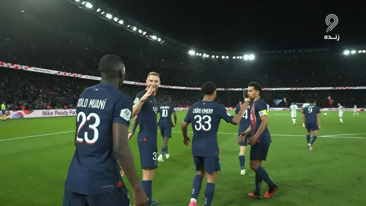 گل دوم پاری سن ژرمن به مارسی (کولو موآنی)