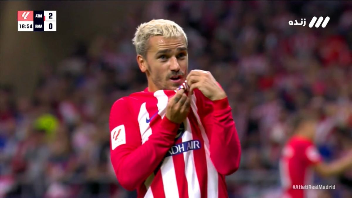 گل دوم اتلتیکو مادرید به رئال مادرید (گریزمان)
