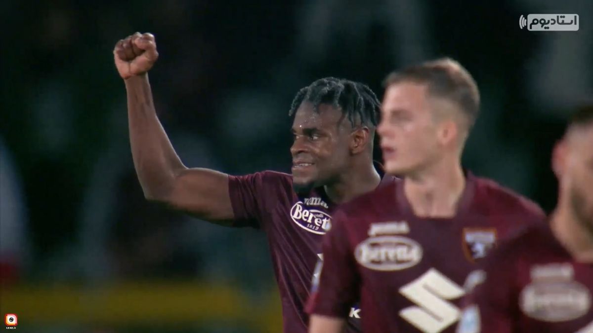 گل اول تورینو به رم (دوان زاپاتا)