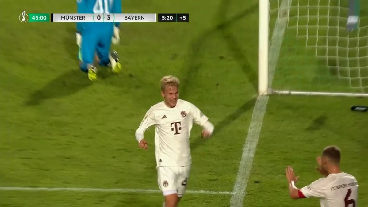 گل سوم بایرن مونیخ به پریسن مونستر (کراتزیگ)