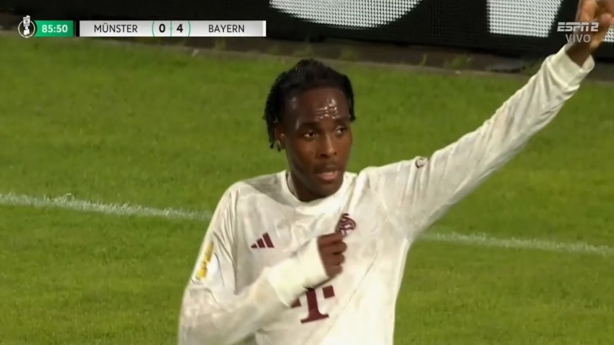 گل چهارم بایرن مونیخ به پریسن مونستر (ماتیس تل)