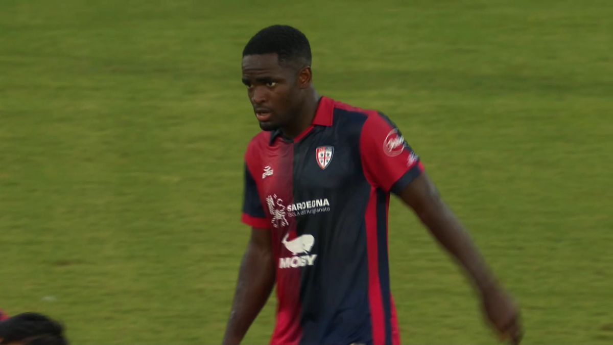 گل اول کالیاری به میلان (زیتو لوومبو)