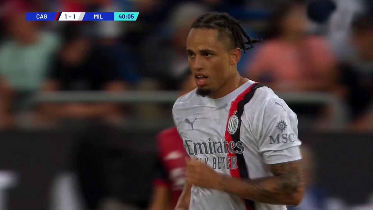 گل اول میلان به کالیاری (اوکافور)