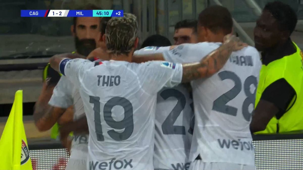 گل دوم میلان به کالیاری (توموری)