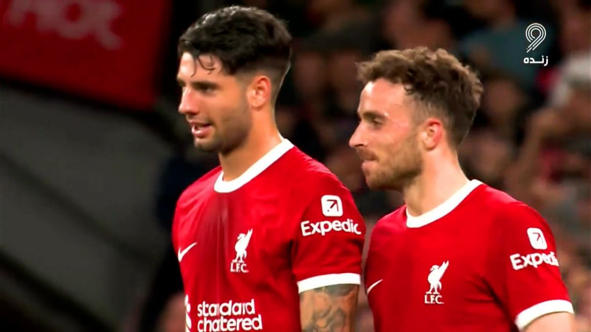 گل سوم لیورپول به لسترسیتی (ضربه رباح ماجری دیوگو ژوتا)