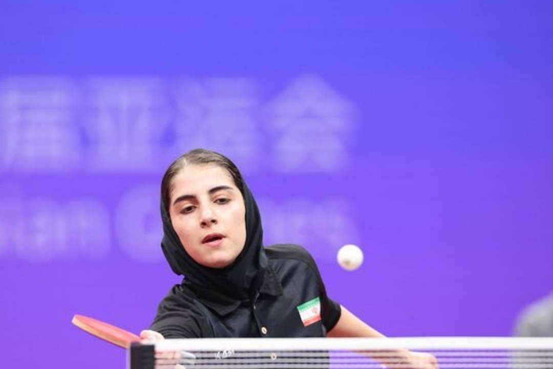 تنها دختر پینگپنگباز ایران در هانگژو حذف شد