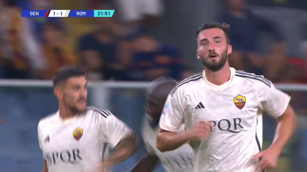 گل اول رم به جنوا (کریستانته)