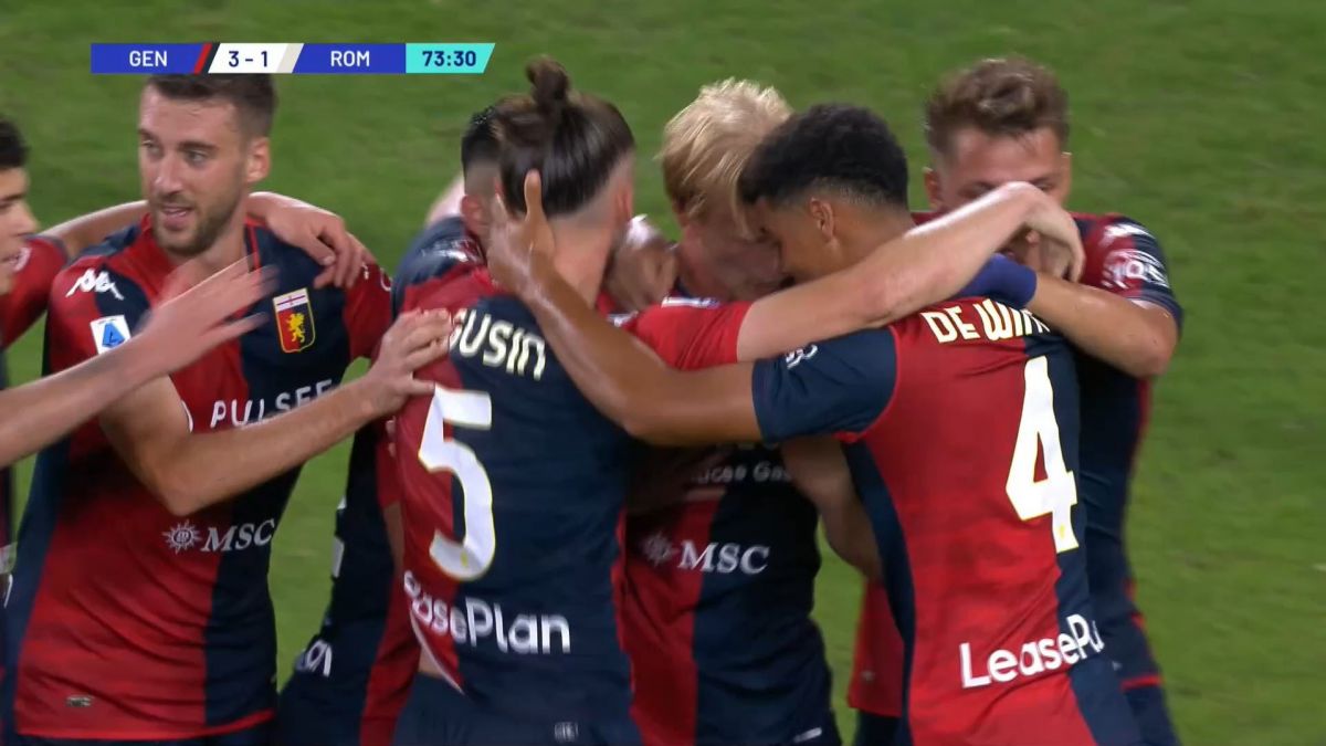 گل سوم جنوا به رم (تورزبی)