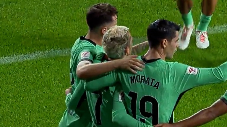 گل اتلتیکو مادرید به اوساسونا (گریزمان)