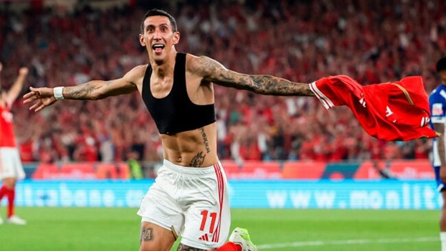 گل اول بنفیکا به پورتو (دی ماریا)