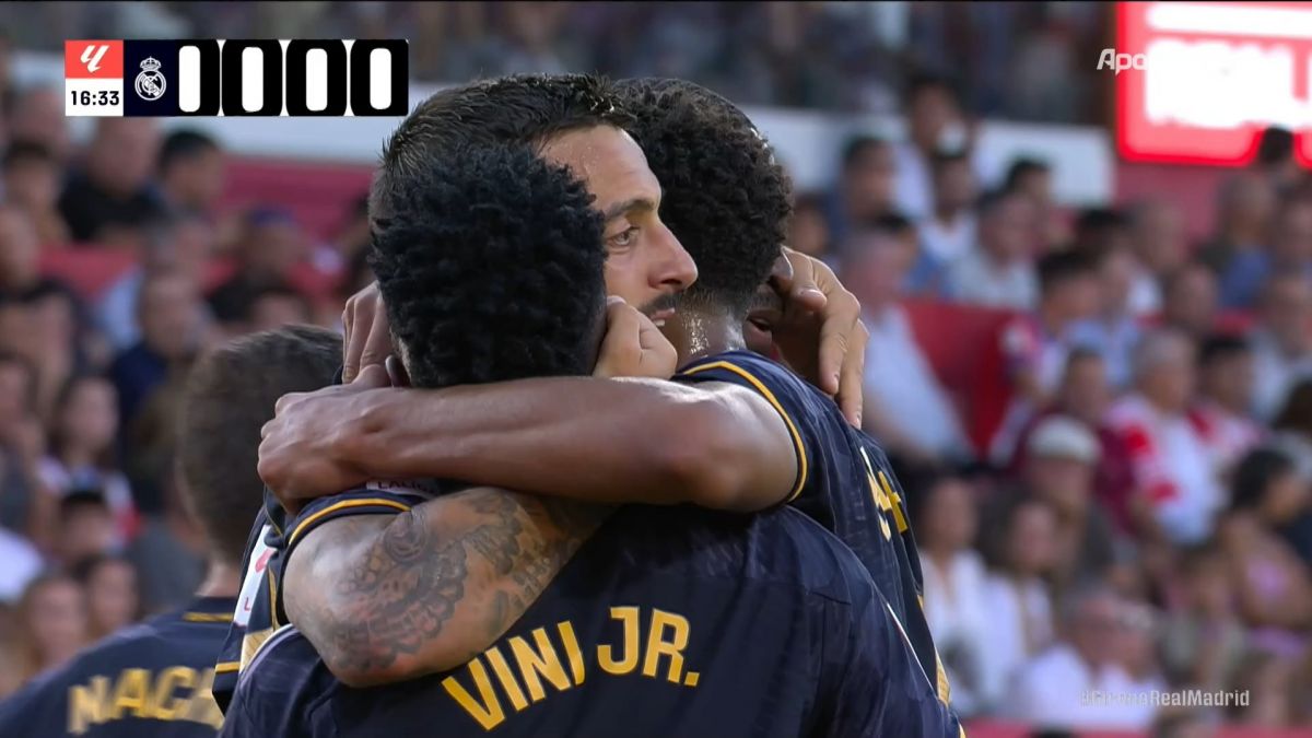 گل اول رئال مادرید به خیرونا (خوسلو)