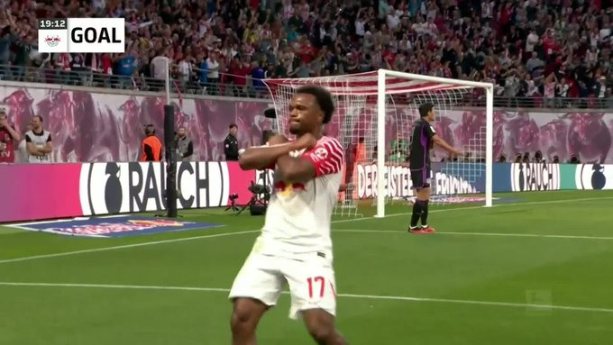 گل اول لایپزیش به بایرن مونیخ (ایکوما اوپندا)