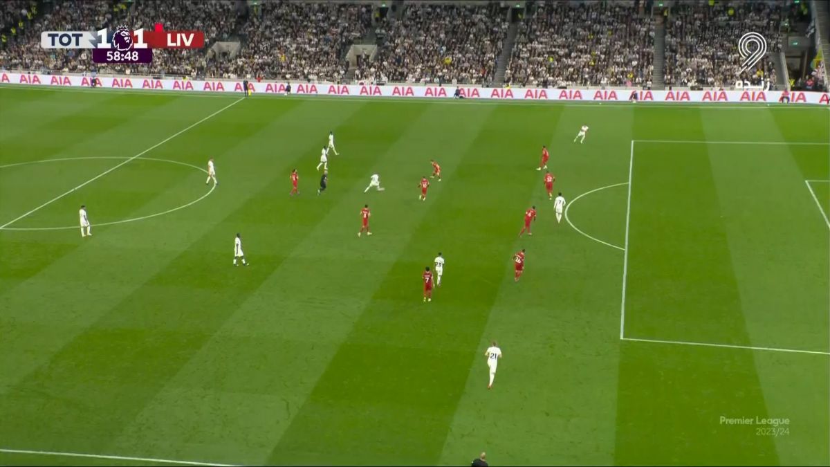 گل دوم تاتنهام به لیورپول که به دلیل آفساید مردود اعلام شد