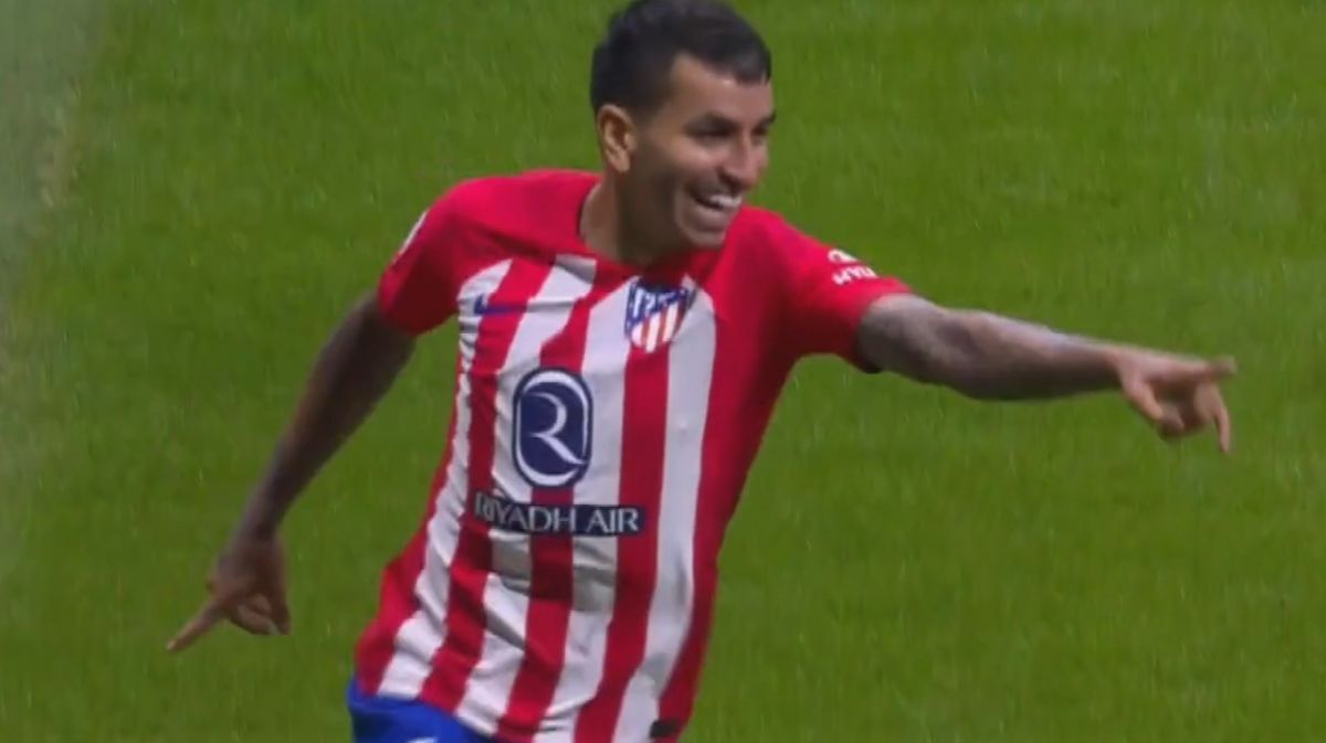 گل سوم اتلتیکو مادرید به کادیز (دبل آنخل کوره آ)