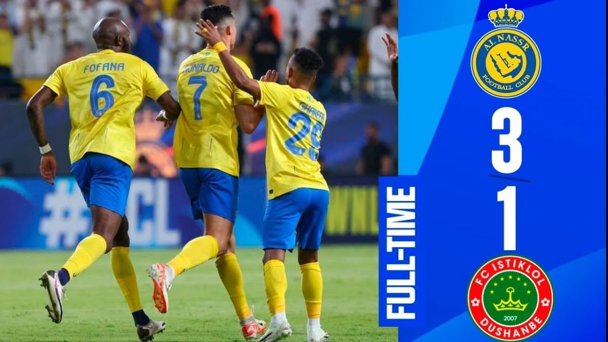 خلاصه بازی النصر 3-1 استقلال تاجیکستان (گروه پرسپولیس)