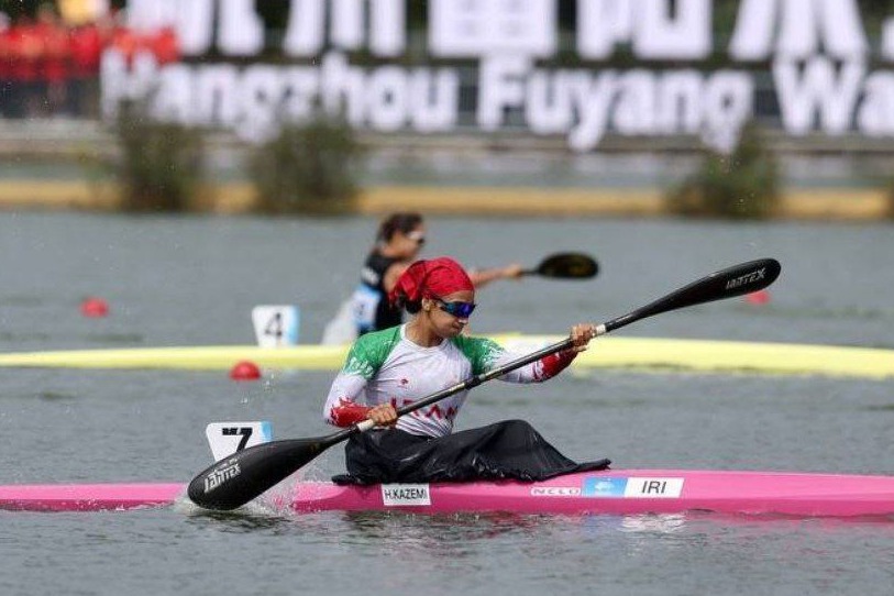 کسبت مدال برنز توسط هدیه کاظمی در کایاک 500 نفره