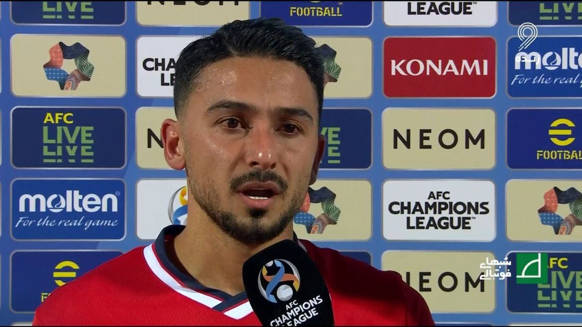 صحبت های حسین زامهران بعد از شکست نساجی مقابل الهلال