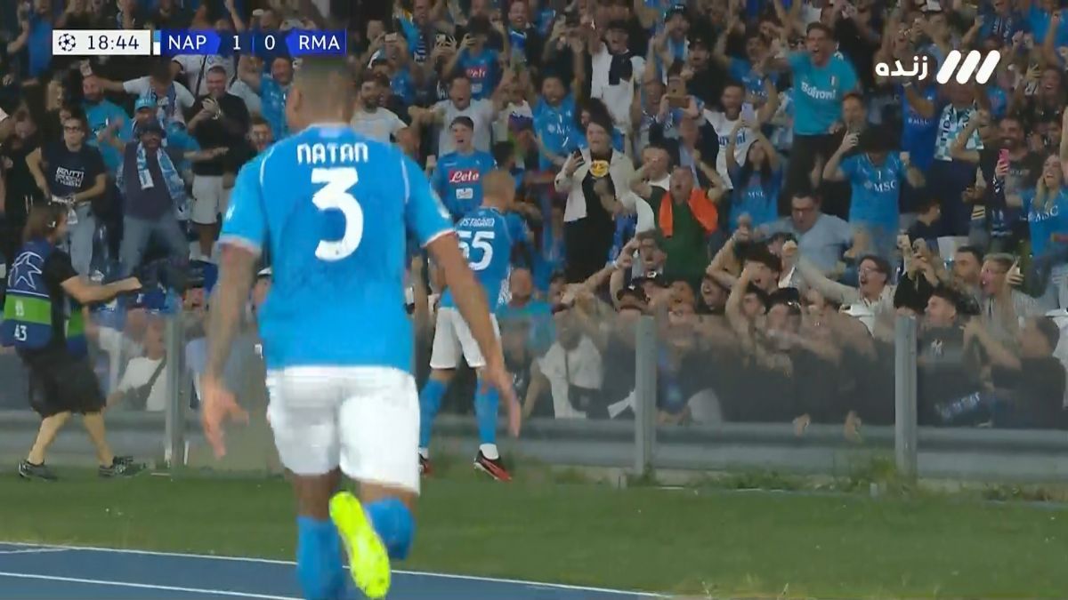 گل اول ناپولی به رئال مادرید (لئو اسکیری)