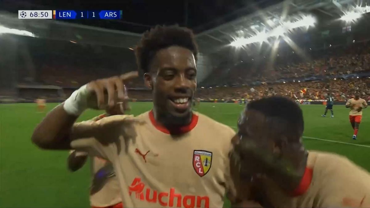 گل دوم لانس به آرسنال (الیه واهی)