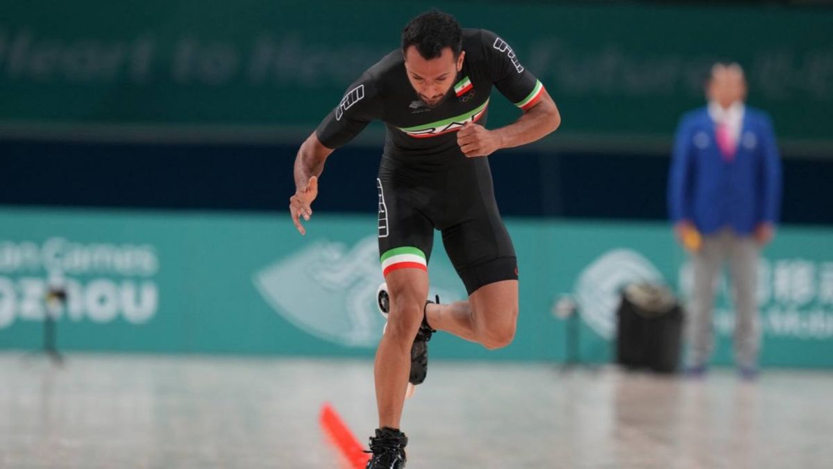 پیروزی رضا لسانی مقابل نماینده ژاپن در دوئل اسکیت فری استایل