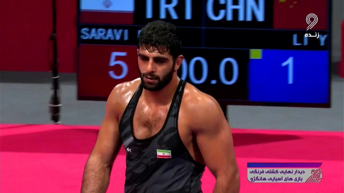 کسب مدال طلا توسط محمدهادی ساروی در بازیهای آسیایی هانگژو