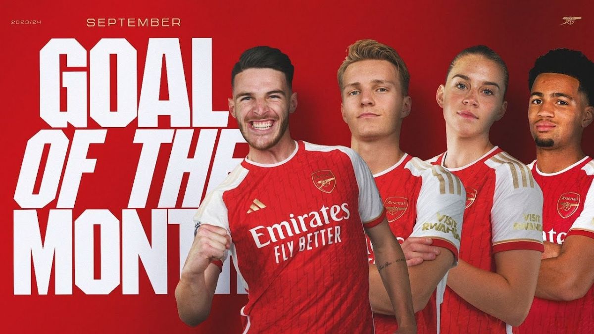گلهای برتر آرسنال در ماه سپتامبر 2023