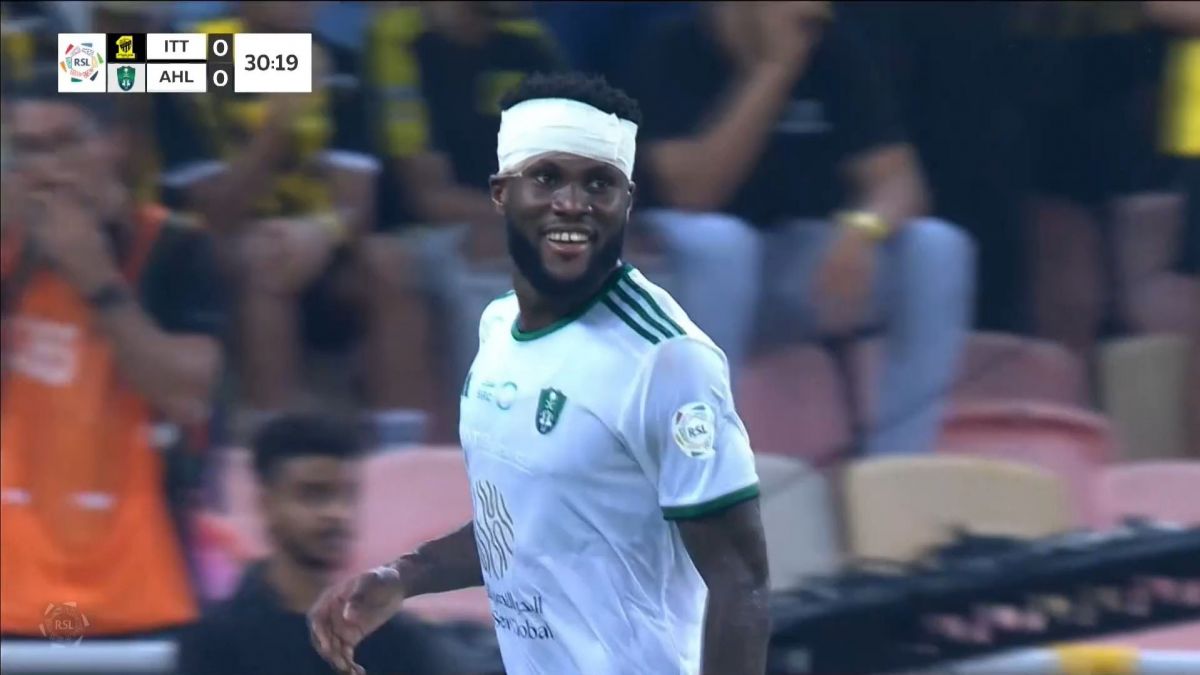 گل اول الاهلی عربستان به الاتحاد (گل زیبای فرانک کسیه)