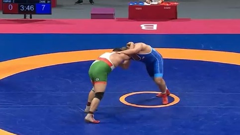 برتری امیرحسین زارع مقابل نماینده پاکستان (کشتی آزاد بازیهای آسیایی هانگژو)