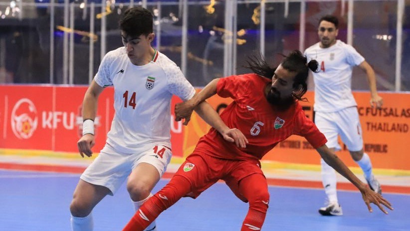 خلاصه بازی فوتسال ایران 18-2 مالدیو