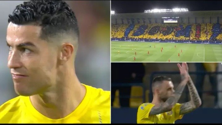 وایرال شدن چهره رونالدو وقتی هواداران النصر از بروزوویچ تجلیل کردند!