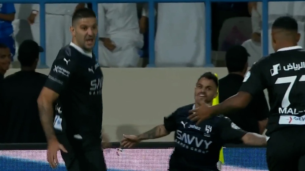 گل اول الهال به الخدود (میشل - شادی گل رونالدویی)