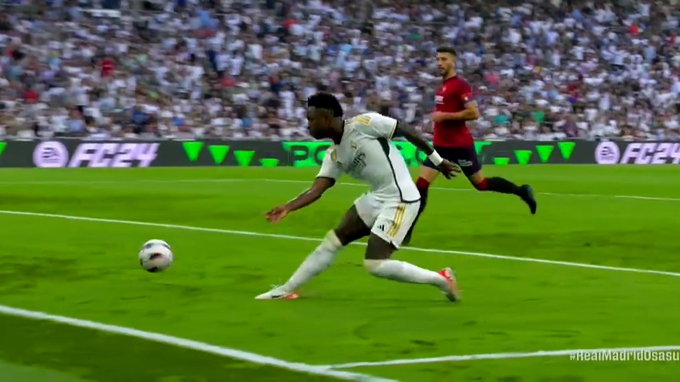 گل سوم رئال مادرید به اوساسونا (وینیسیوس جونیور)