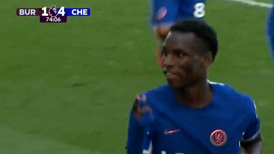 گل چهارم چلسی به برنلی (نیکولاس جکسون)