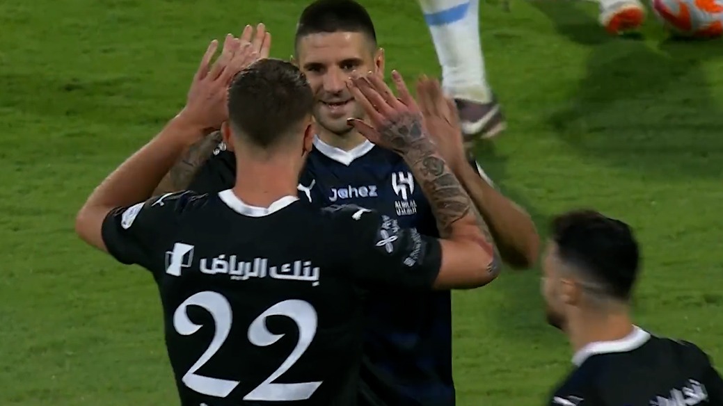 گل دوم الهلال به الخدود (سرگی میلینکوویچ ساویچ)