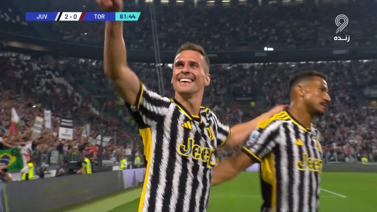 گل دوم یوونتوس به تورینو (آرکادیوش میلیک)