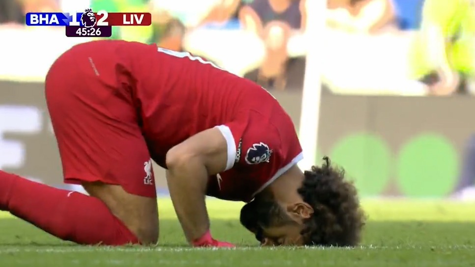 گل دوم لیورپول به برایتون (دبل محمد صلاح - پنالتی)