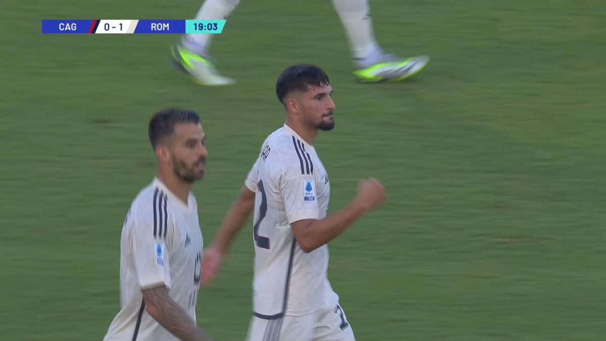 گل اول رم به کالیاری (حسام عوار)