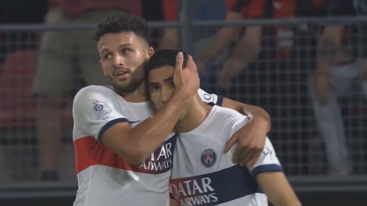 گل دوم پاری سن ژرمن به رن (اشرف حکیمی)