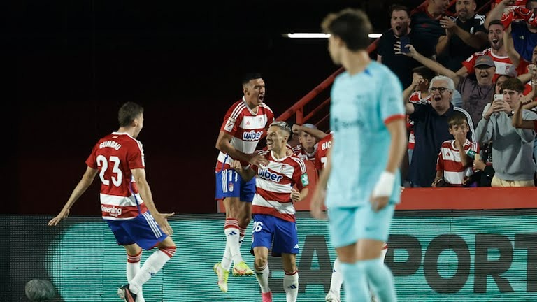 بازی کامل گرانادا 2-2 بارسلونا (هفته نهم لالیگا 2023-2024)