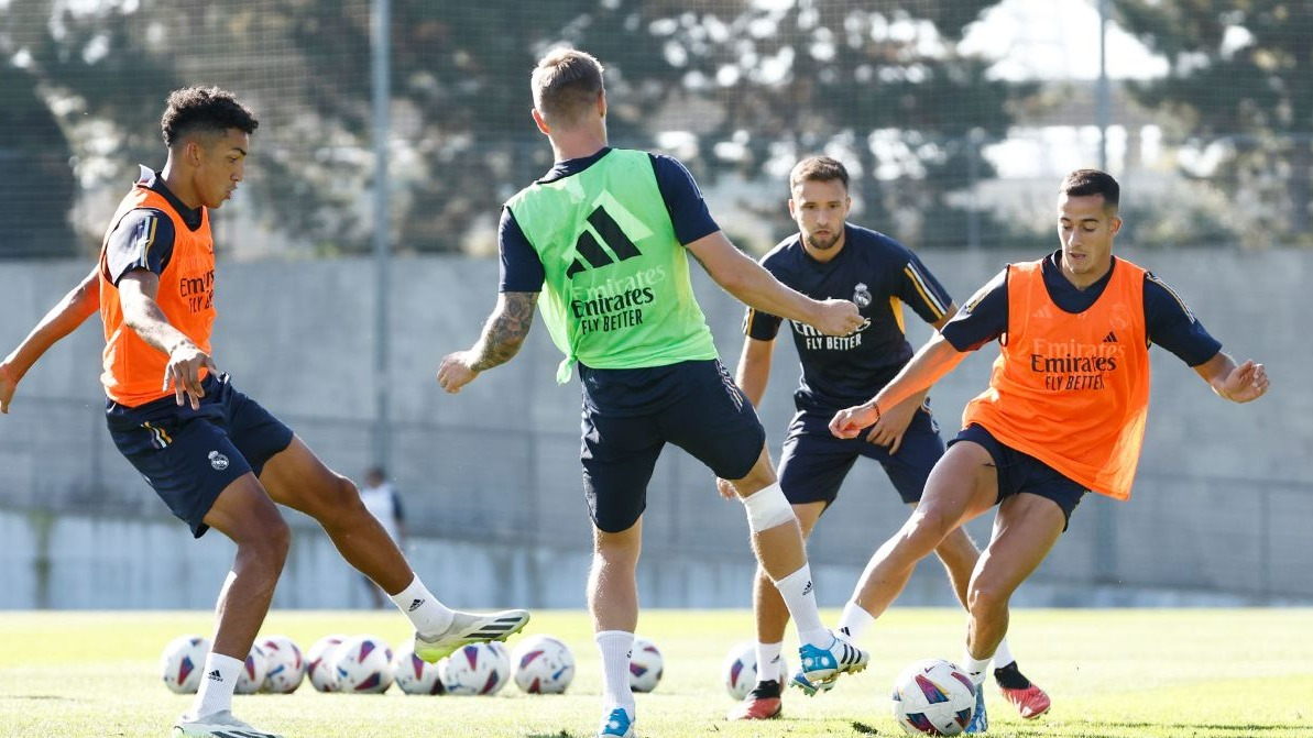 تمرین رئال مادرید برای تقابل با سویا