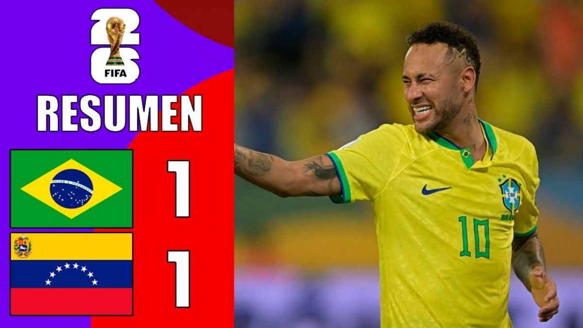 خلاصه بازی برزیل 1-1 ونزوئلا