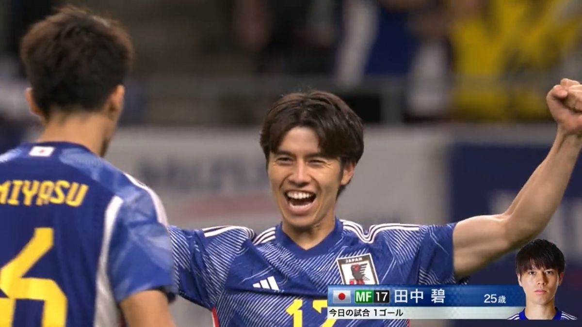 گل اول ژاپن به کانادا (آئو تاناکا)