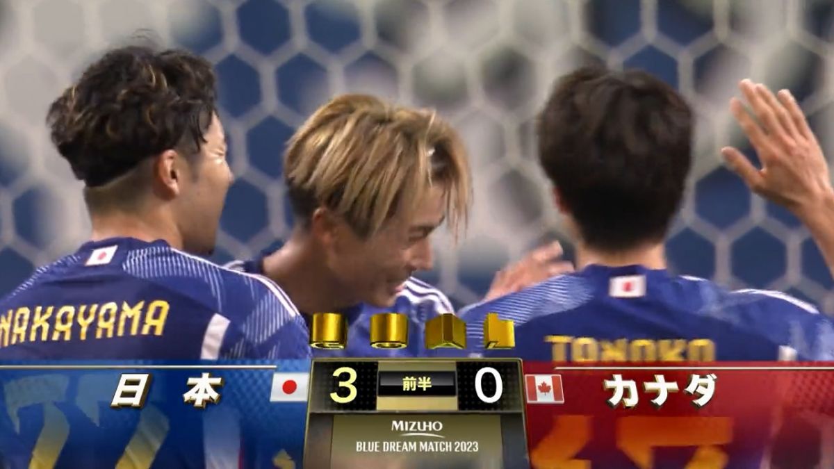 گل سوم ژاپن به کانادا (کیتو ناکامورا)