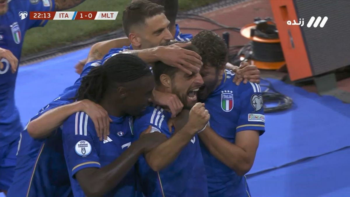 گل اول ایتالیا به مالت (جاکومو بوناونتورا)
