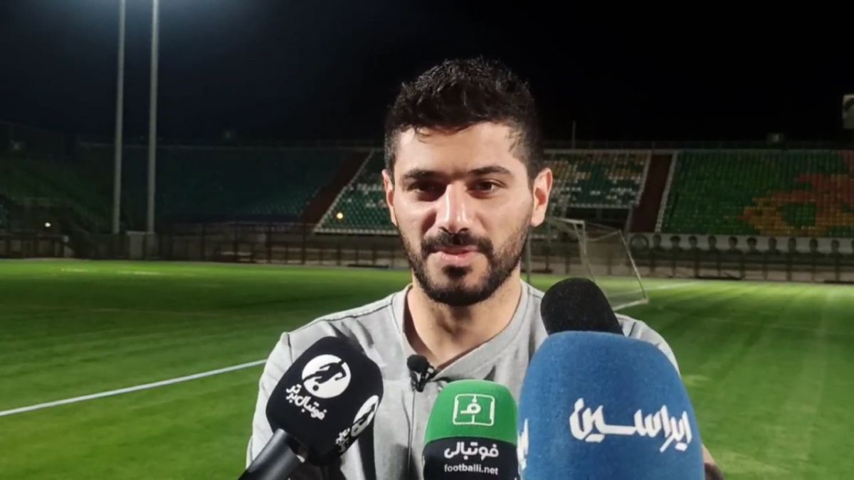 اختصاصی/ صحبتهای شایان مصلح در حاشیه تمرین امروز تیم فوتبال ذوب آهن