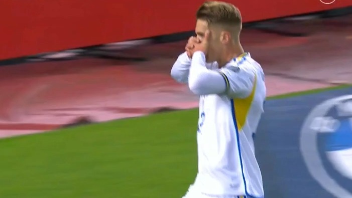 گل اول سوئد به بلژیک (ویکتور گیوکرس)